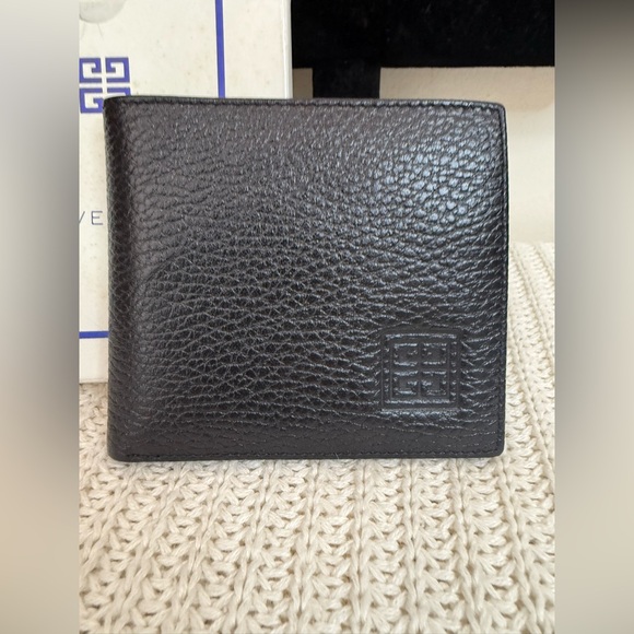 Givenchy Other - Givenchy NWT Mens Black Leather Wallet Italian calfskin